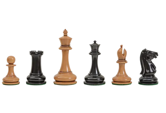 The Genuine Staunton® Collection - The 1850 Series Luxury Chess Pieces - 4.4" King